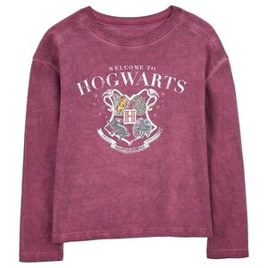 Hogwarts Kids Maroon Long Sleeve Shirt